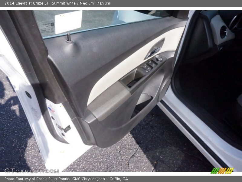 Summit White / Medium Titanium 2014 Chevrolet Cruze LT