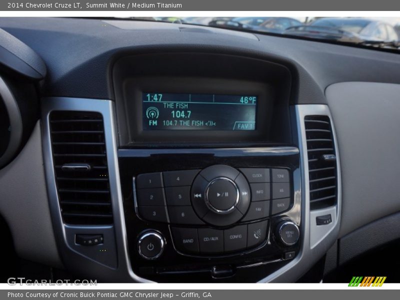 Summit White / Medium Titanium 2014 Chevrolet Cruze LT