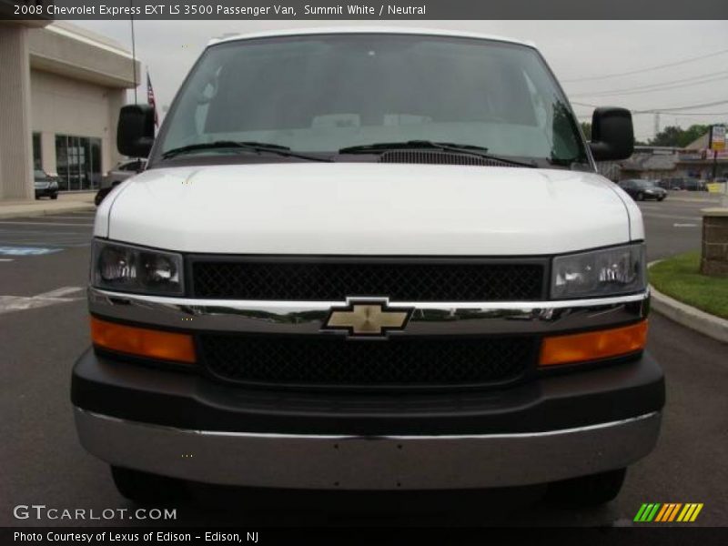 Summit White / Neutral 2008 Chevrolet Express EXT LS 3500 Passenger Van