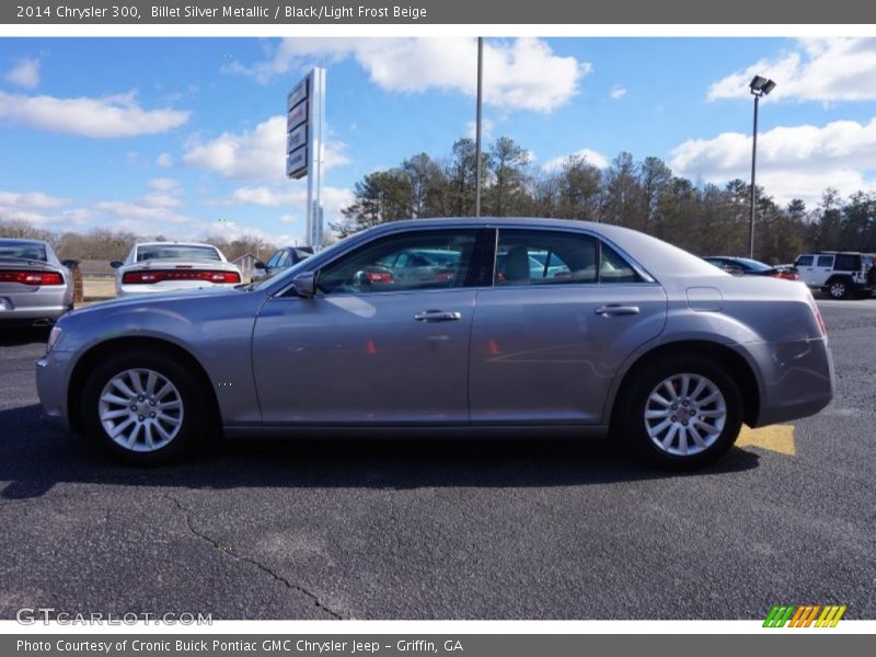 Billet Silver Metallic / Black/Light Frost Beige 2014 Chrysler 300