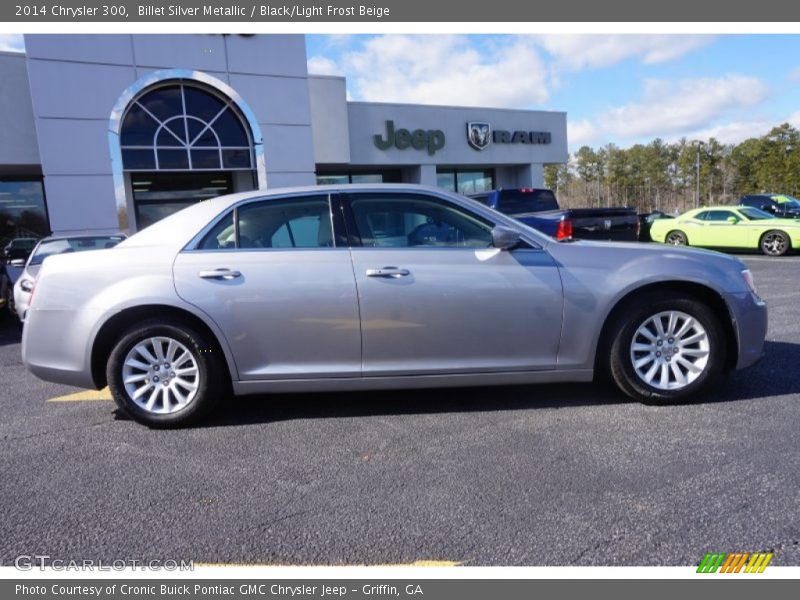 Billet Silver Metallic / Black/Light Frost Beige 2014 Chrysler 300