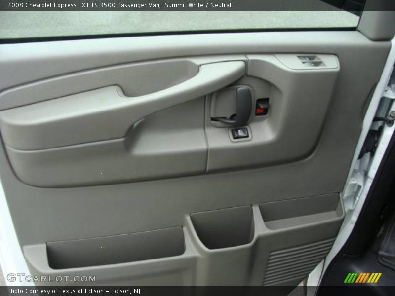 Summit White / Neutral 2008 Chevrolet Express EXT LS 3500 Passenger Van