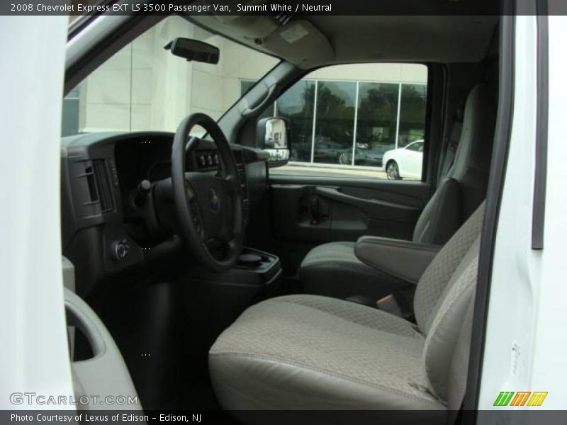 Summit White / Neutral 2008 Chevrolet Express EXT LS 3500 Passenger Van