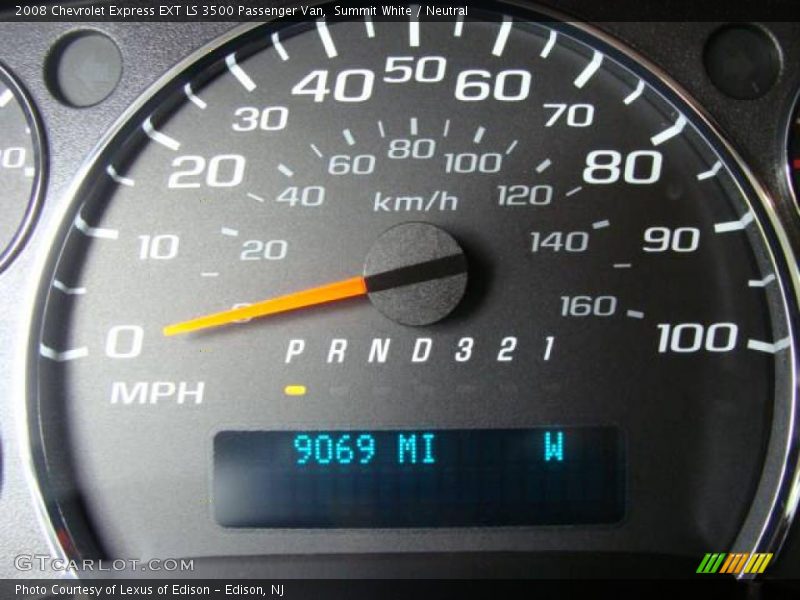 Summit White / Neutral 2008 Chevrolet Express EXT LS 3500 Passenger Van