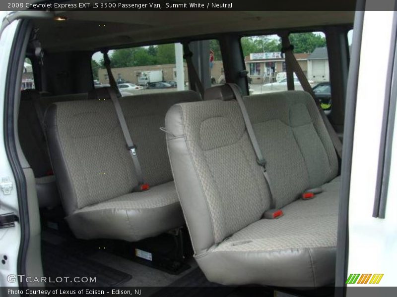 Summit White / Neutral 2008 Chevrolet Express EXT LS 3500 Passenger Van