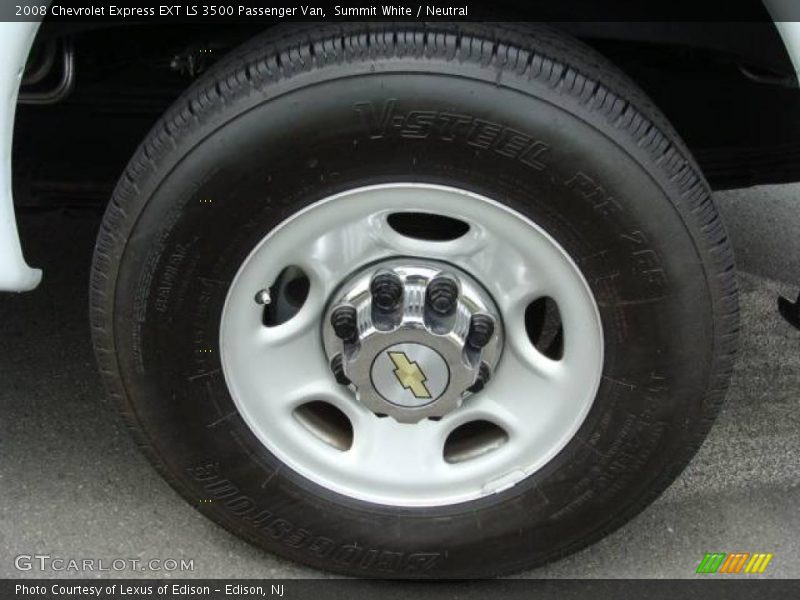 Summit White / Neutral 2008 Chevrolet Express EXT LS 3500 Passenger Van