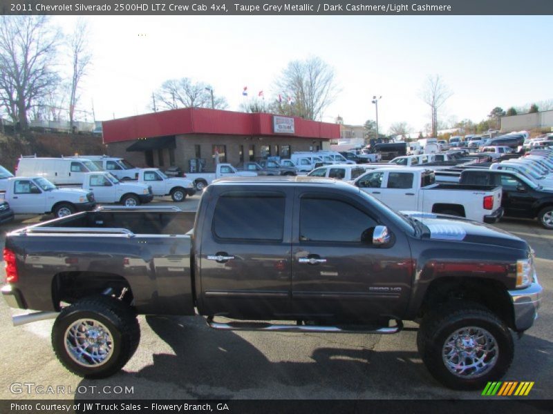 Taupe Grey Metallic / Dark Cashmere/Light Cashmere 2011 Chevrolet Silverado 2500HD LTZ Crew Cab 4x4