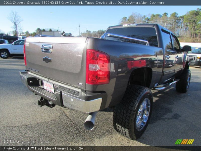 Taupe Grey Metallic / Dark Cashmere/Light Cashmere 2011 Chevrolet Silverado 2500HD LTZ Crew Cab 4x4