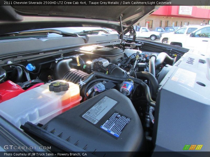 Taupe Grey Metallic / Dark Cashmere/Light Cashmere 2011 Chevrolet Silverado 2500HD LTZ Crew Cab 4x4