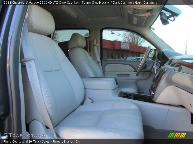 Taupe Grey Metallic / Dark Cashmere/Light Cashmere 2011 Chevrolet Silverado 2500HD LTZ Crew Cab 4x4