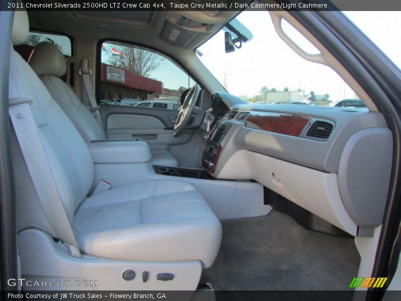 Taupe Grey Metallic / Dark Cashmere/Light Cashmere 2011 Chevrolet Silverado 2500HD LTZ Crew Cab 4x4