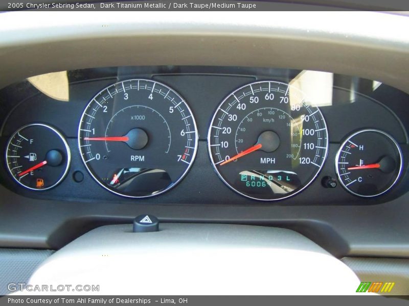 Dark Titanium Metallic / Dark Taupe/Medium Taupe 2005 Chrysler Sebring Sedan