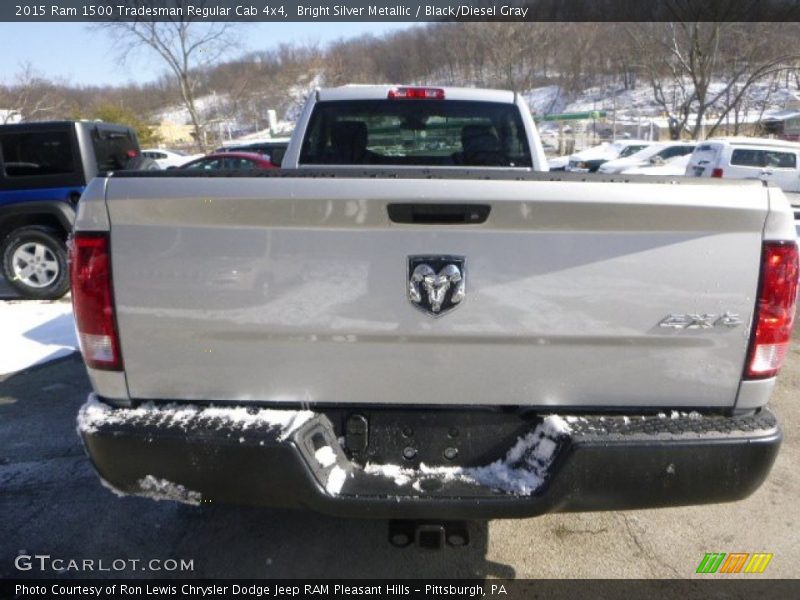 Bright Silver Metallic / Black/Diesel Gray 2015 Ram 1500 Tradesman Regular Cab 4x4