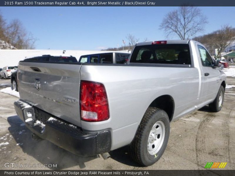  2015 1500 Tradesman Regular Cab 4x4 Bright Silver Metallic