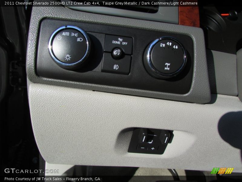 Taupe Grey Metallic / Dark Cashmere/Light Cashmere 2011 Chevrolet Silverado 2500HD LTZ Crew Cab 4x4