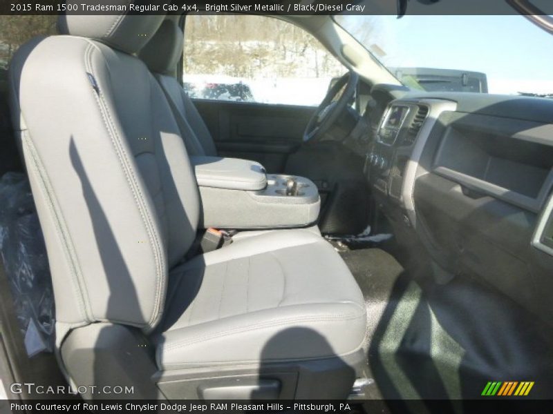 Bright Silver Metallic / Black/Diesel Gray 2015 Ram 1500 Tradesman Regular Cab 4x4