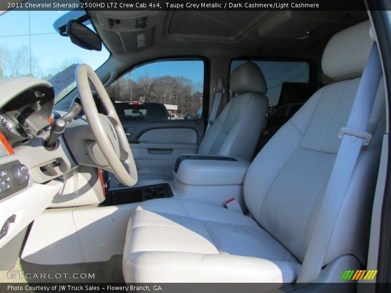 Taupe Grey Metallic / Dark Cashmere/Light Cashmere 2011 Chevrolet Silverado 2500HD LTZ Crew Cab 4x4