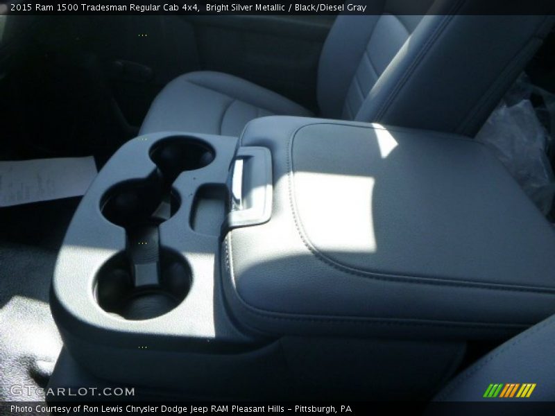 Bright Silver Metallic / Black/Diesel Gray 2015 Ram 1500 Tradesman Regular Cab 4x4