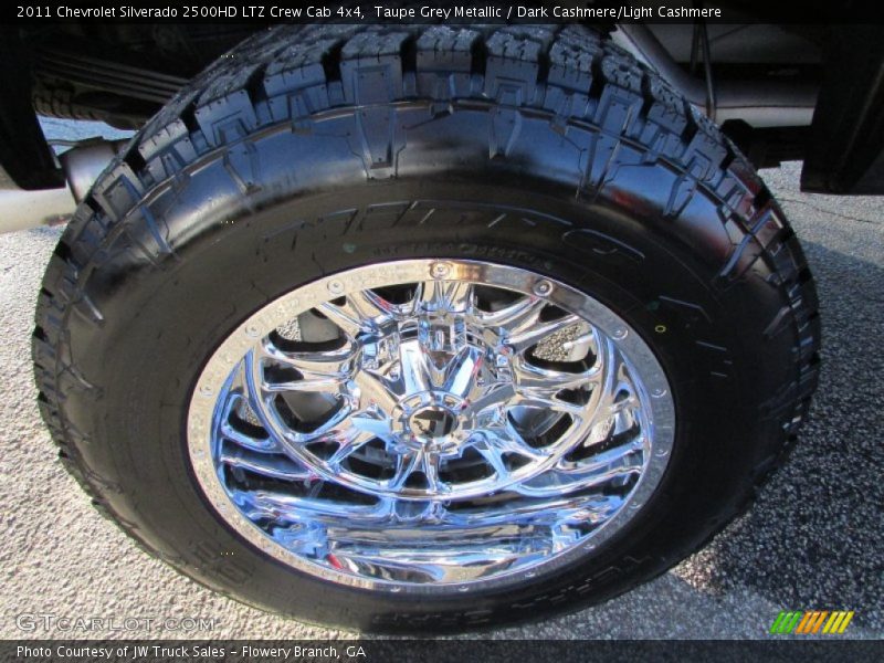 Taupe Grey Metallic / Dark Cashmere/Light Cashmere 2011 Chevrolet Silverado 2500HD LTZ Crew Cab 4x4