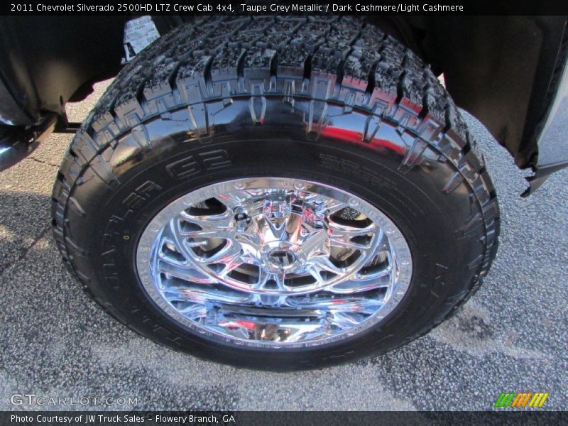 Taupe Grey Metallic / Dark Cashmere/Light Cashmere 2011 Chevrolet Silverado 2500HD LTZ Crew Cab 4x4