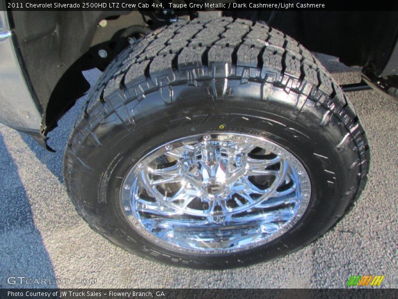 Taupe Grey Metallic / Dark Cashmere/Light Cashmere 2011 Chevrolet Silverado 2500HD LTZ Crew Cab 4x4