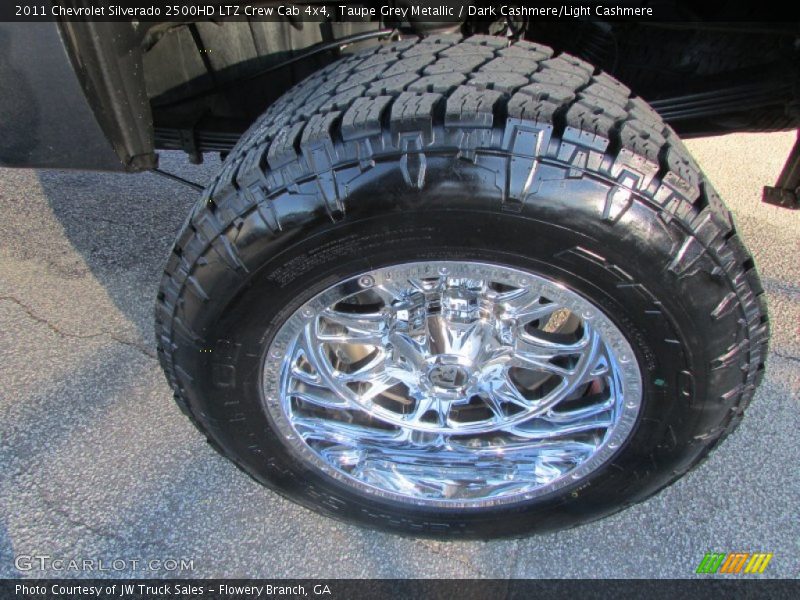 Taupe Grey Metallic / Dark Cashmere/Light Cashmere 2011 Chevrolet Silverado 2500HD LTZ Crew Cab 4x4