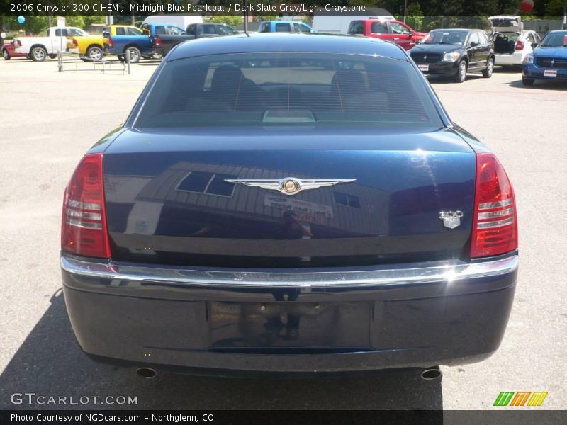 Midnight Blue Pearlcoat / Dark Slate Gray/Light Graystone 2006 Chrysler 300 C HEMI