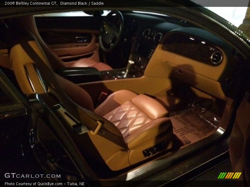 Diamond Black / Saddle 2006 Bentley Continental GT