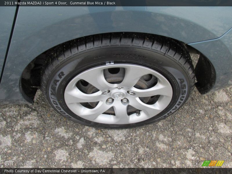 Gunmetal Blue Mica / Black 2011 Mazda MAZDA3 i Sport 4 Door