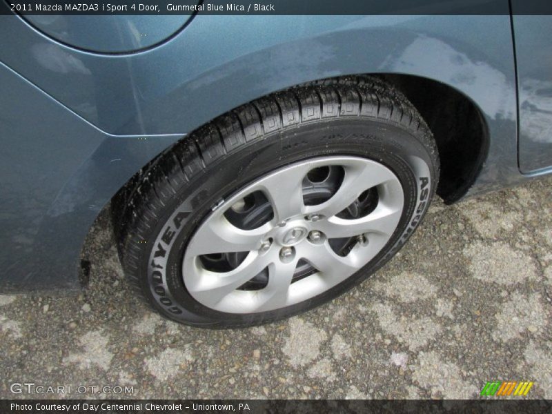 Gunmetal Blue Mica / Black 2011 Mazda MAZDA3 i Sport 4 Door