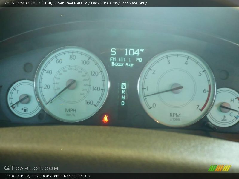 Silver Steel Metallic / Dark Slate Gray/Light Slate Gray 2006 Chrysler 300 C HEMI