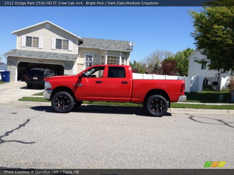 Bright Red / Dark Slate/Medium Graystone 2012 Dodge Ram 2500 HD ST Crew Cab 4x4