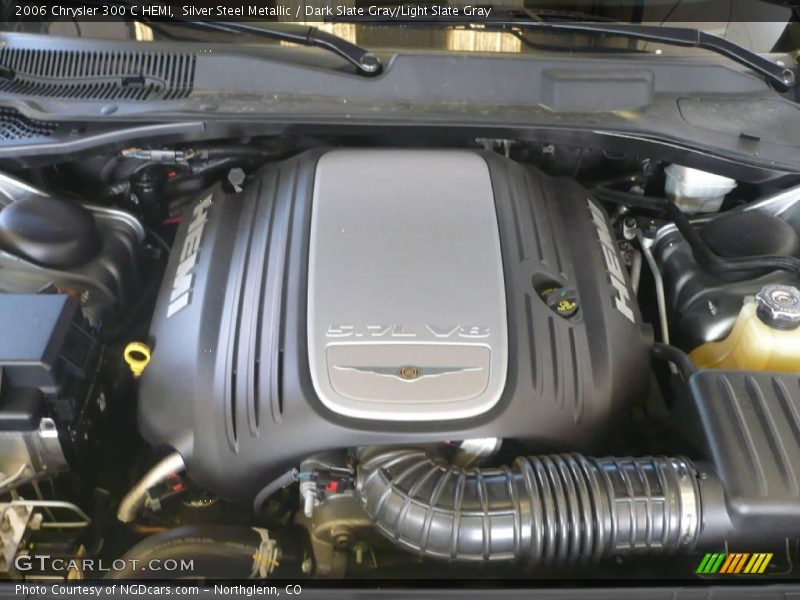 Silver Steel Metallic / Dark Slate Gray/Light Slate Gray 2006 Chrysler 300 C HEMI
