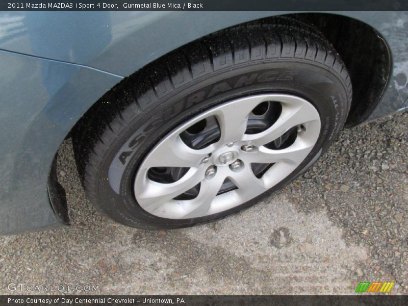 Gunmetal Blue Mica / Black 2011 Mazda MAZDA3 i Sport 4 Door