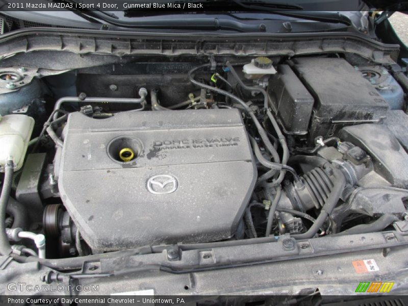 Gunmetal Blue Mica / Black 2011 Mazda MAZDA3 i Sport 4 Door