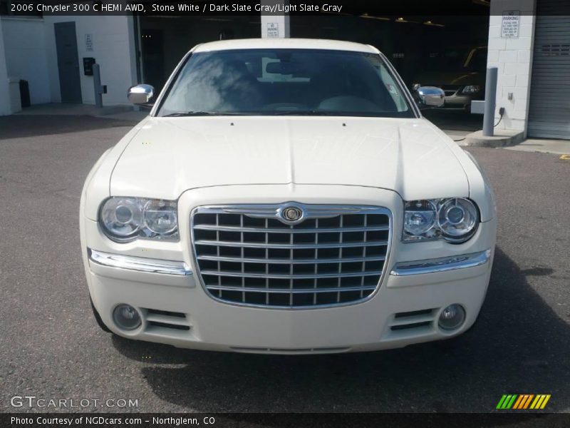 Stone White / Dark Slate Gray/Light Slate Gray 2006 Chrysler 300 C HEMI AWD