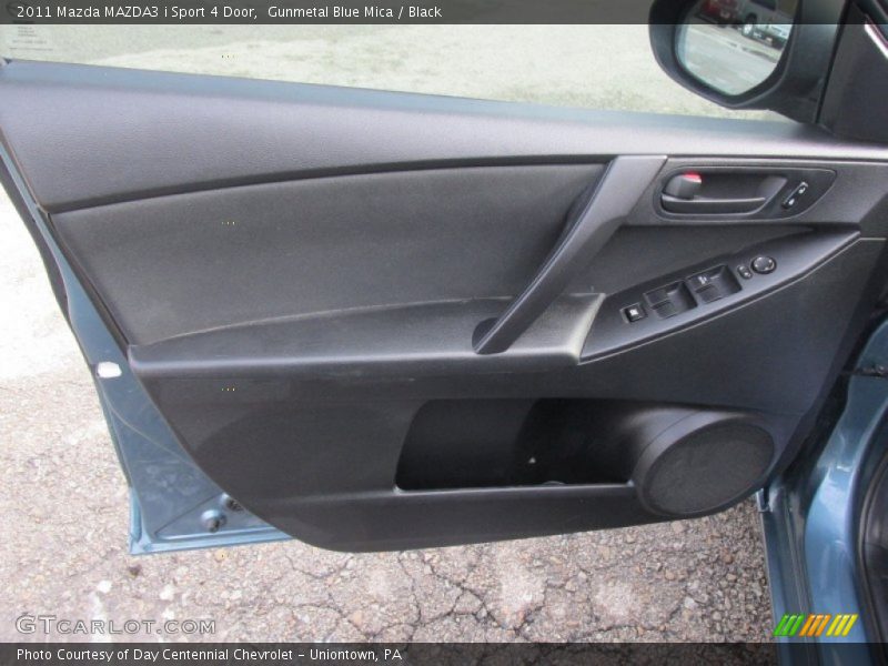 Gunmetal Blue Mica / Black 2011 Mazda MAZDA3 i Sport 4 Door