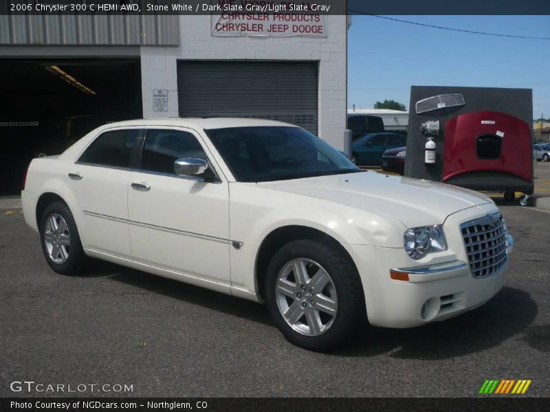 Stone White / Dark Slate Gray/Light Slate Gray 2006 Chrysler 300 C HEMI AWD