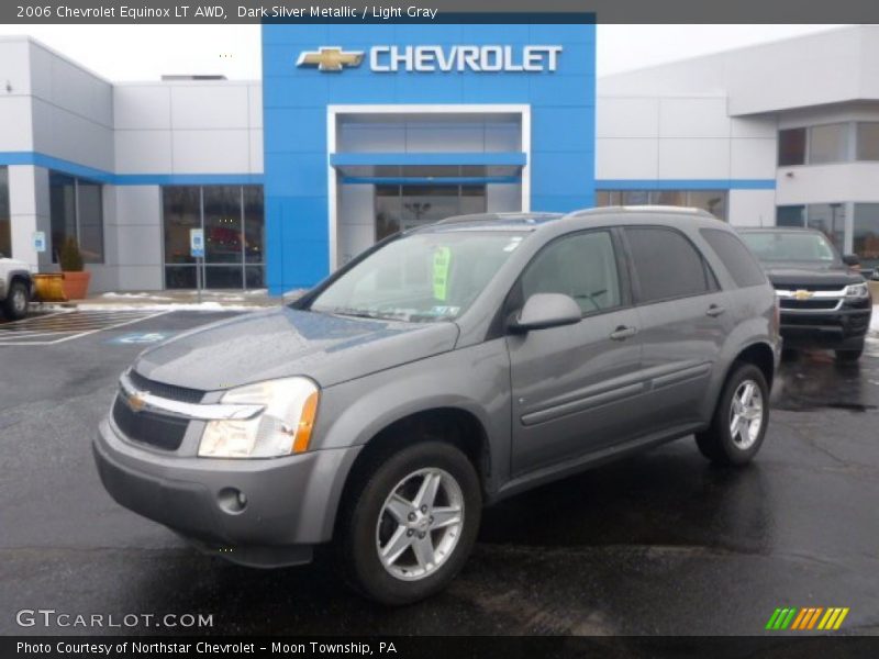 Dark Silver Metallic / Light Gray 2006 Chevrolet Equinox LT AWD
