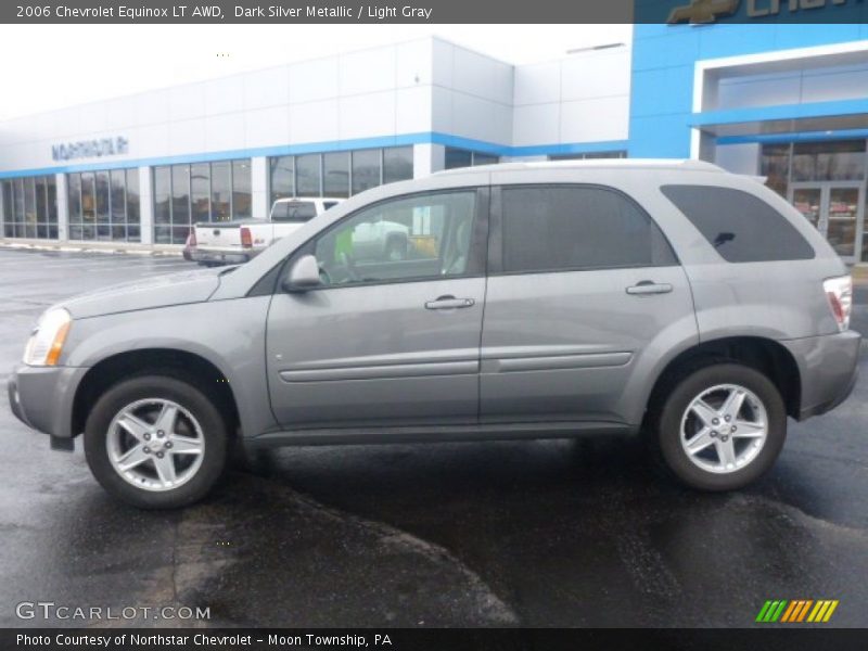 Dark Silver Metallic / Light Gray 2006 Chevrolet Equinox LT AWD