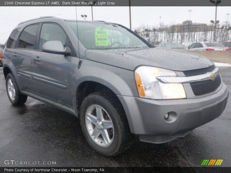 Dark Silver Metallic / Light Gray 2006 Chevrolet Equinox LT AWD