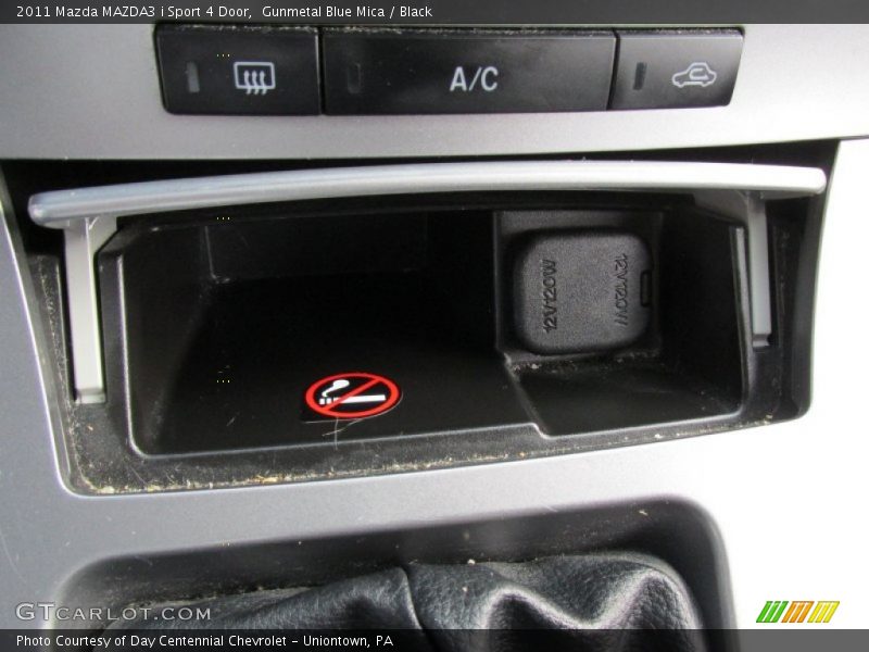 Gunmetal Blue Mica / Black 2011 Mazda MAZDA3 i Sport 4 Door