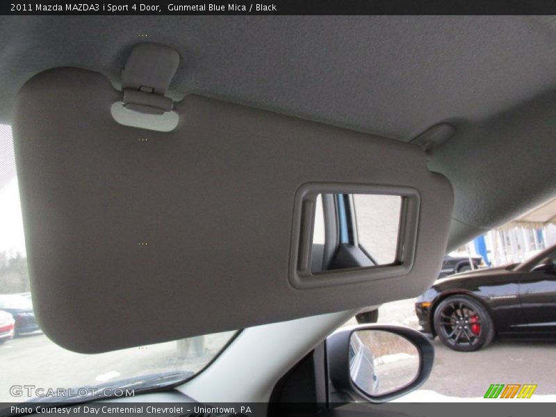 Gunmetal Blue Mica / Black 2011 Mazda MAZDA3 i Sport 4 Door
