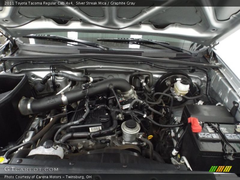 Silver Streak Mica / Graphite Gray 2011 Toyota Tacoma Regular Cab 4x4