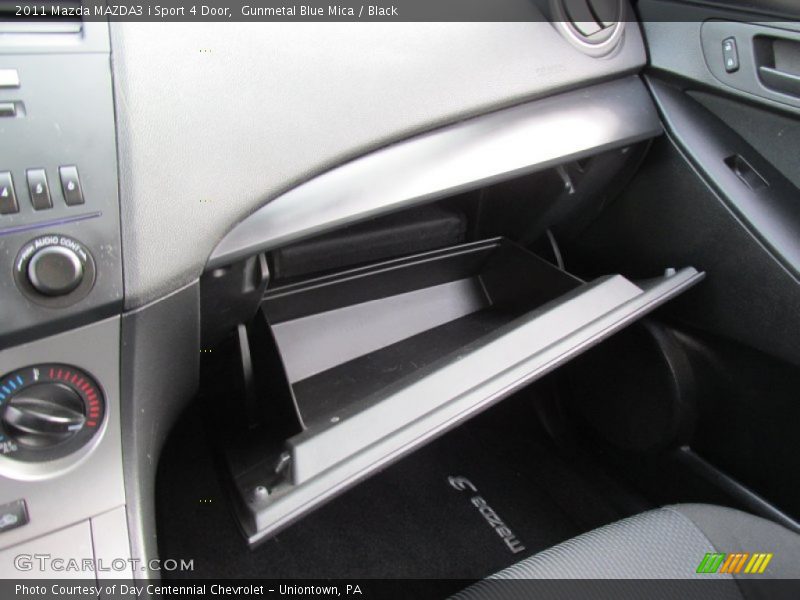 Gunmetal Blue Mica / Black 2011 Mazda MAZDA3 i Sport 4 Door