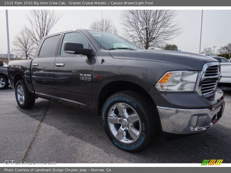 Front 3/4 View of 2015 1500 Big Horn Crew Cab