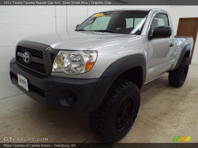 Silver Streak Mica / Graphite Gray 2011 Toyota Tacoma Regular Cab 4x4