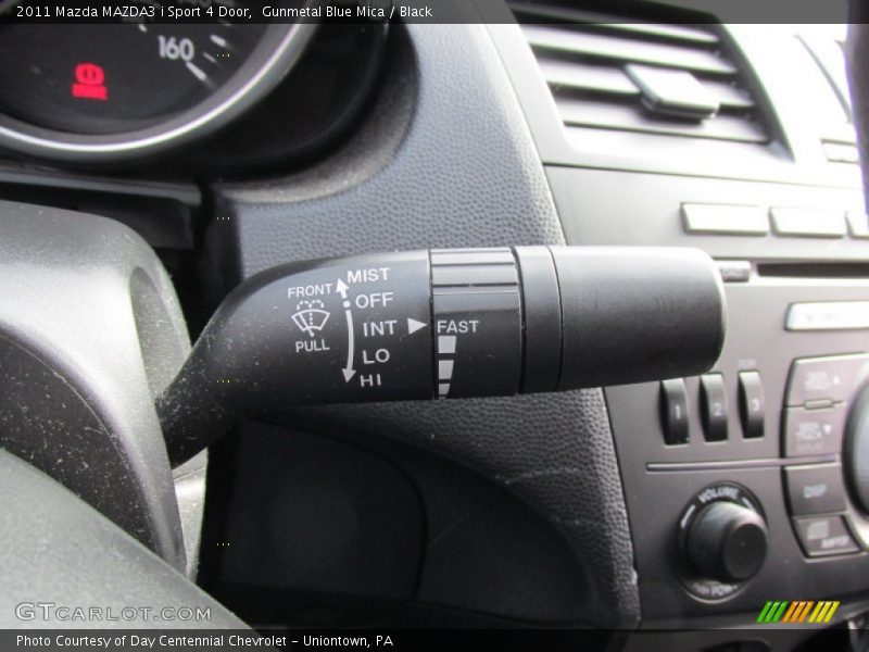 Gunmetal Blue Mica / Black 2011 Mazda MAZDA3 i Sport 4 Door
