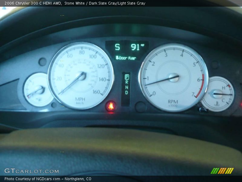 Stone White / Dark Slate Gray/Light Slate Gray 2006 Chrysler 300 C HEMI AWD