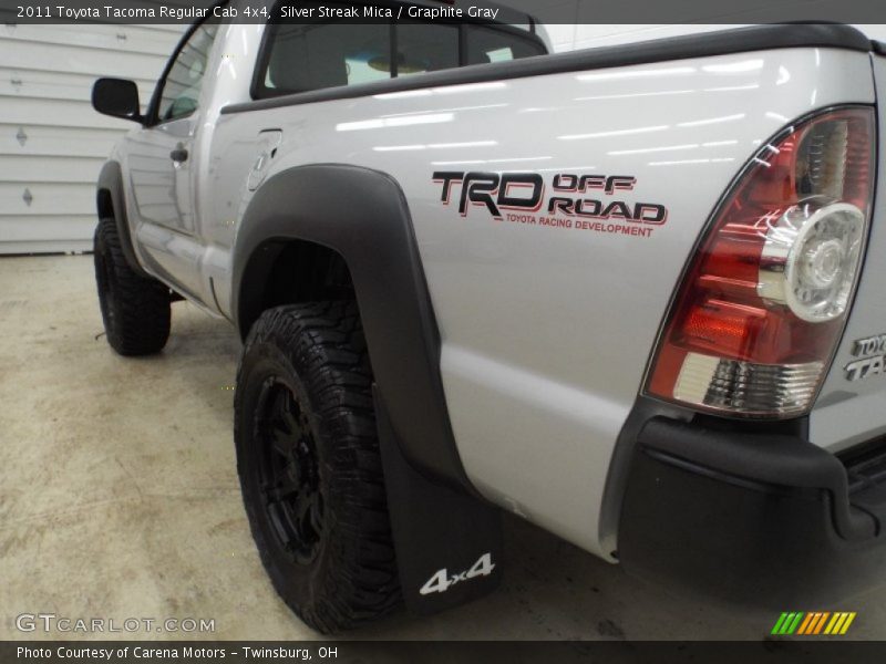 Silver Streak Mica / Graphite Gray 2011 Toyota Tacoma Regular Cab 4x4